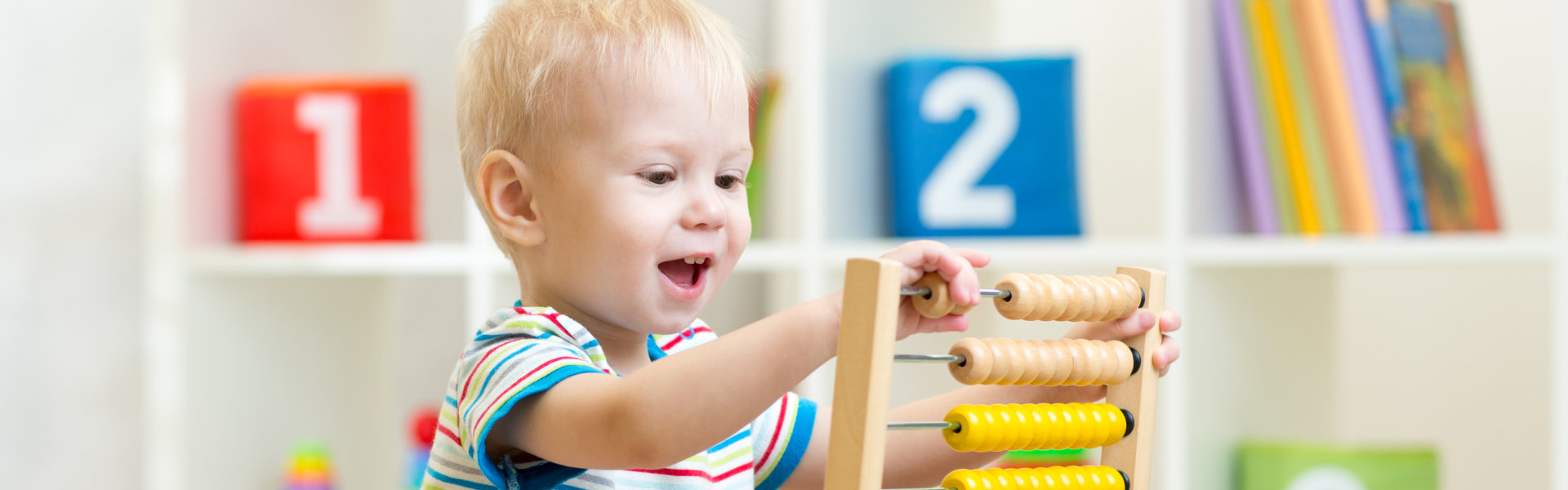 toddler playing